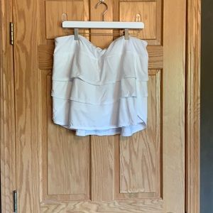 Athletic skirt with built in shorts